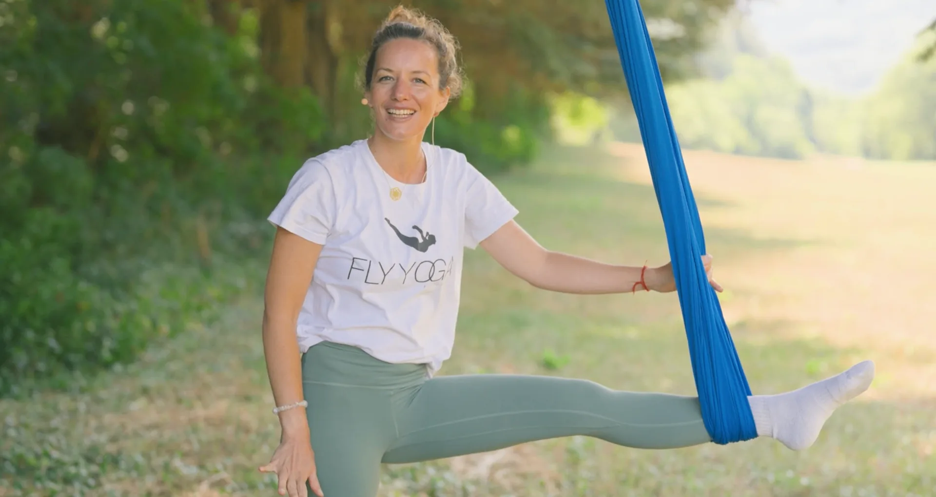 Florie Ravinet, fondatrice de Fly Yoga®