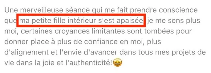 Témoignage de Céline A : ma petite fille intérieure s'est apaisée